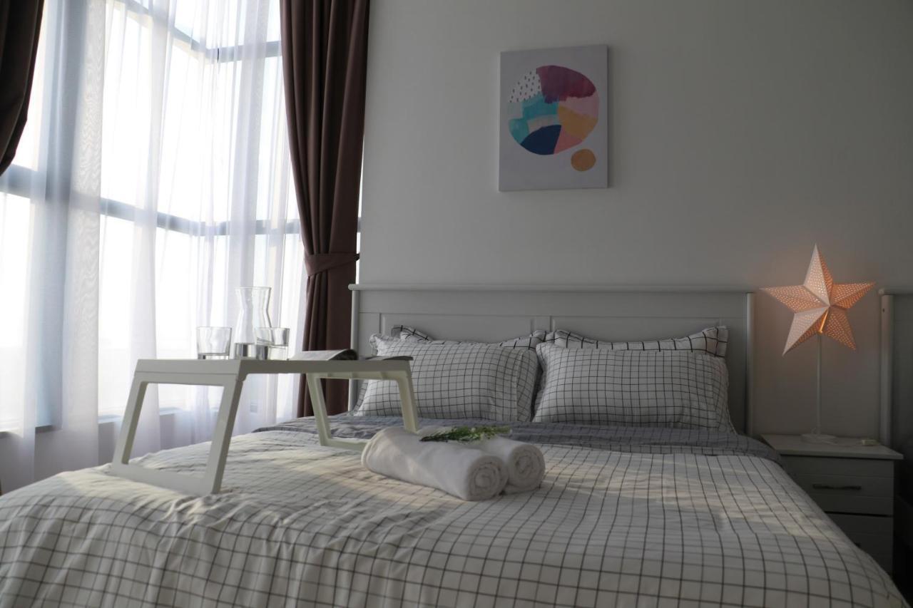 99 négyzetméteres, 2 hálószobás Apartman 2 fürdőszobával Melaka városközpont területén Kültér fotó
